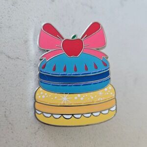 Disney Princess Pastries Snow White Macaron Apple Enamel Pin Collectible Gift